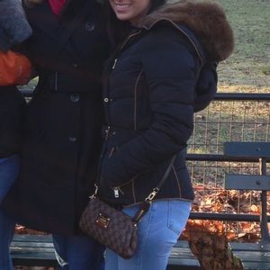 Zara black puffer jacket